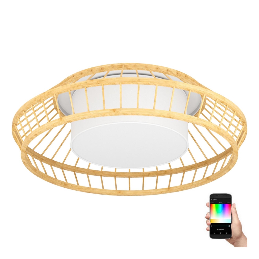 Eglo - Plafón LED RGBW regulable LED/22W/230V 2700-6500K