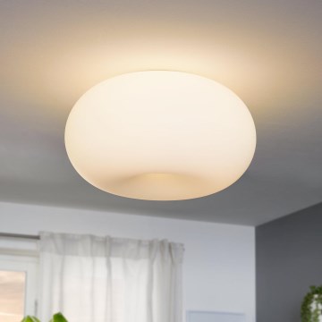 Eglo - Plafón OPTICA 2xE27/60W/230V vidrio opal