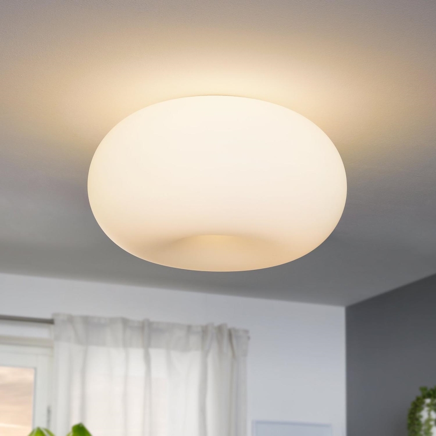 Eglo - Plafón OPTICA 2xE27/60W/230V vidrio opal