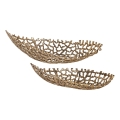 Eglo - SET 2x Bandeja decorativa 44/61 cm dorado