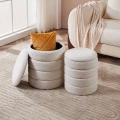 Eglo - SET 2x Taburete diá. 33,5/40 cm blanco