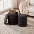 Eglo - SET 2x Taburete diá. 33,5/40 cm negro