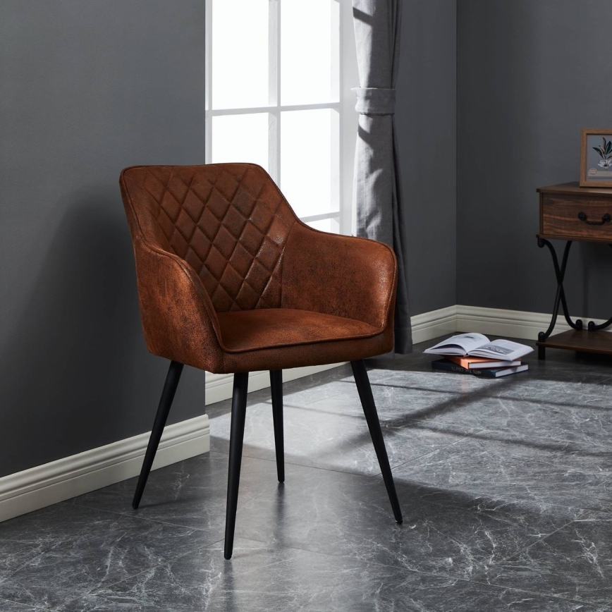Eglo - Silla de comedor 81,5x63 cm marrón
