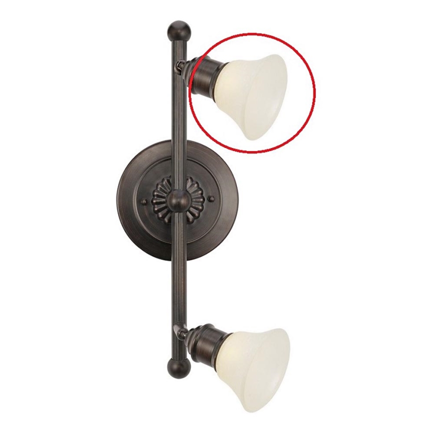 Eglo - Vidrio de recambio para lámpara de techo ALAMO diá. 8 cm