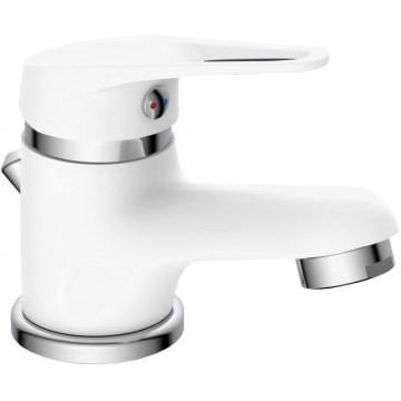 Eisl NI075SCR - Grifo de lavabo SPEED blanco/cromo pulido