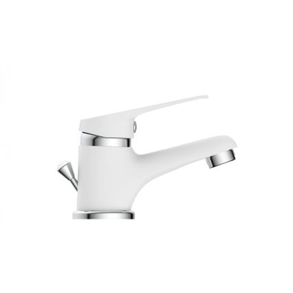 Eisl NI075SCR - Grifo de lavabo SPEED blanco/cromo pulido