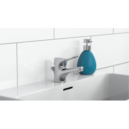 Eisl NI075VECR - Grifo de lavabo + válvula de desagüe con rebosadero VERONA cromo brillante