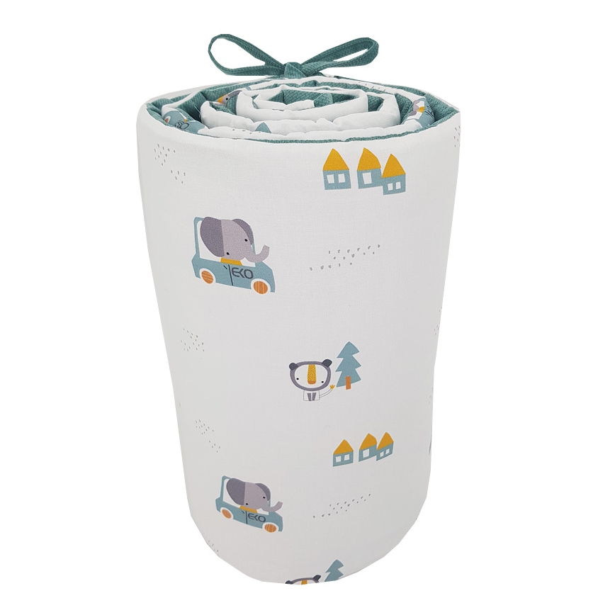 EKO - Barrera de seguridad para cunas CARS 180 cm