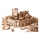 EkoToys - Bloques de madera natural 220 piezas