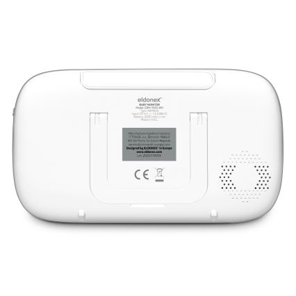 ELDONEX EBM-1010-WH - Vigilabebés 5V/2000 mAh