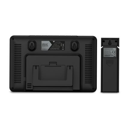 ELDONEX EWS-1010-BK - Estacion meteorologica con pantalla LCD 2xAAA negro
