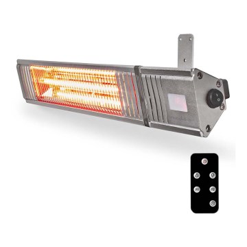 Elemento calefactor para exteriores 100W/2000W/230V IP65 + control remoto