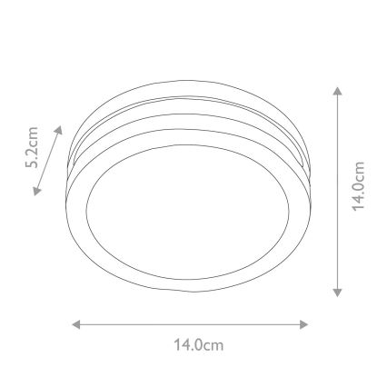 Elstead - Aplique LED para exterior ANO 1xGX53/9W/230V IP54