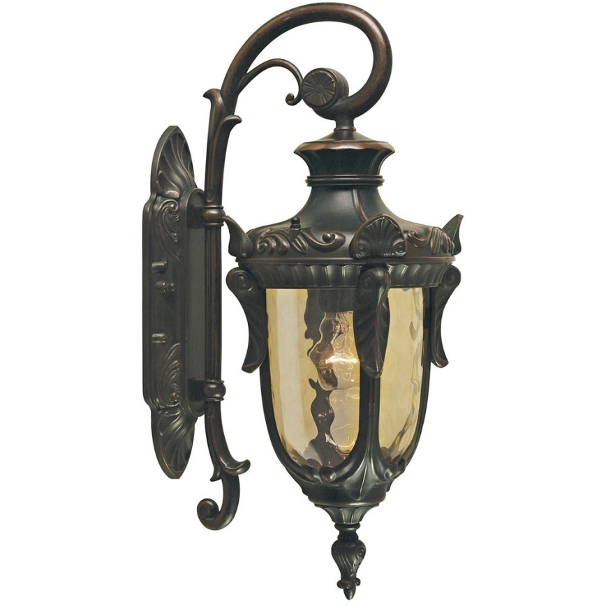 Elstead - Aplique de exterior PHILADELPHIA 1xE27/100W/230V IP44 negro
