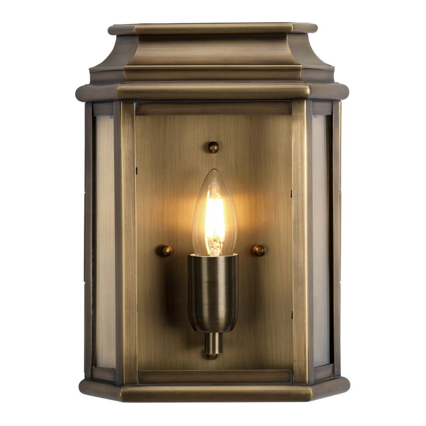 Elstead - Aplique de exterior ST MARTINS 1xE27/100W/230V IP44 bronce
