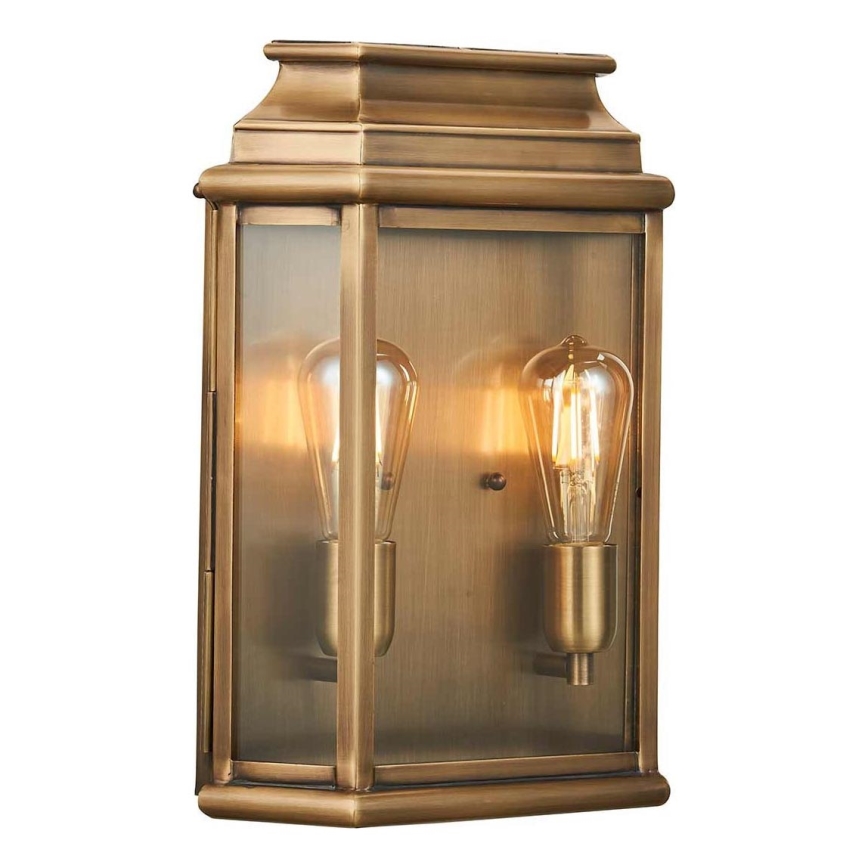 Elstead - Aplique de exterior ST MARTINS 2xE27/60W/230V IP44 cobre