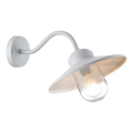 Elstead - Aplique de pared exterior KLAMPENBORG 1xE27/60W/230V IP44 blanco