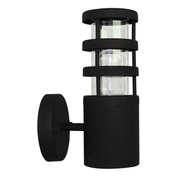 Elstead - Aplique de pared para exterior HORNBAEK 1xE27/60W/230V IP44 negro