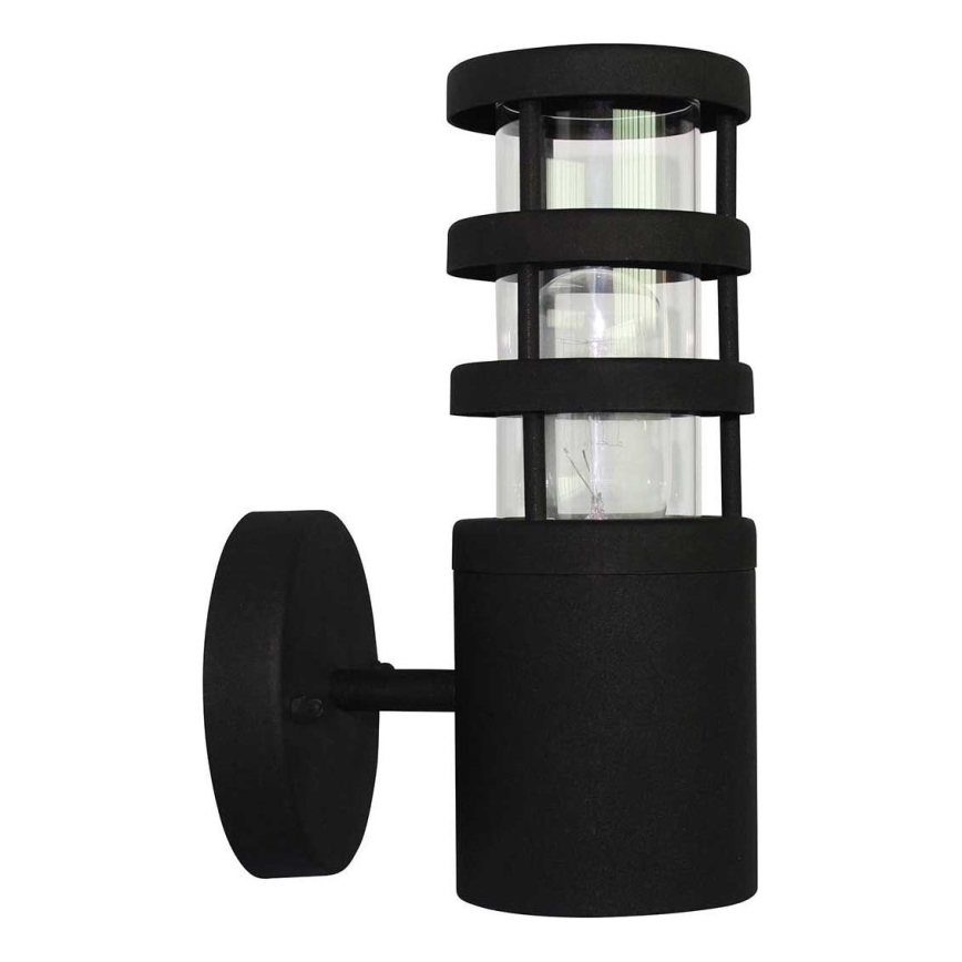 Elstead - Aplique de pared para exterior HORNBAEK 1xE27/60W/230V IP44 negro