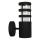 Elstead - Aplique de pared para exterior HORNBAEK 1xE27/60W/230V IP44 negro
