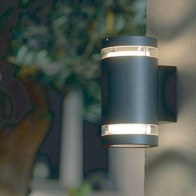 Elstead - Aplique LED para exterior MAGNUS 2xGX53/9W/230V IP44