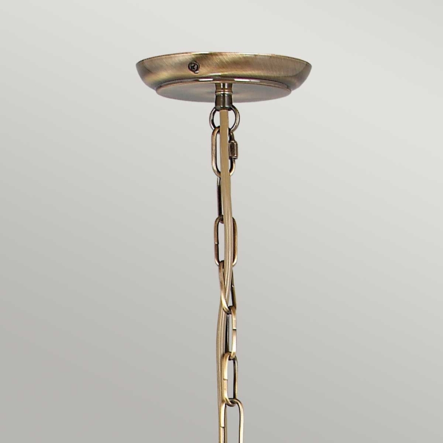 Elstead - Lámpara colgante con cadena ARTISAN 3xE14/60W/230V
