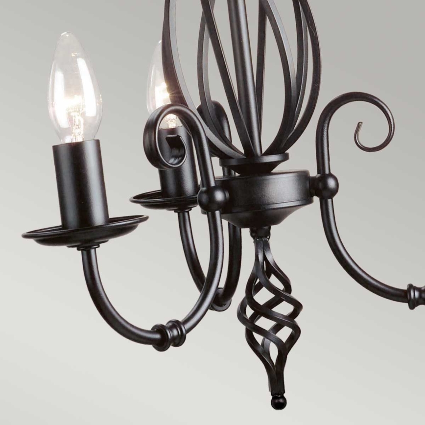 Elstead - Lámpara colgante con cadena ARTISAN 3xE14/60W/230V
