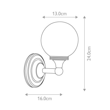 Elstead - Aplique LED de baño AUSTEN 1xG9/3W/230V IP44