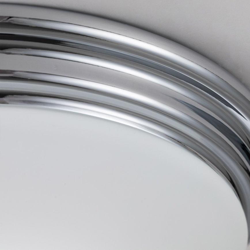 Elstead - Plafón LED de baño BROMPTON 1xGX53/5,7W/230V IP44 cromo mate