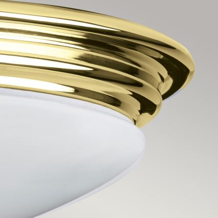 Elstead - Plafón LED de baño BROMPTON 1xGX53/5,7W/230V IP44 dorado