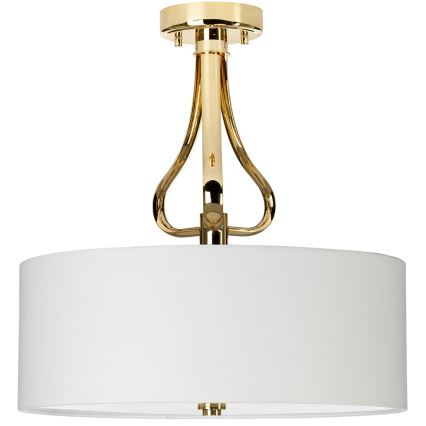 Elstead - Lámpara colgante de baño LED FALMOUTH 1xG9/3W/230V IP44 beige/dorado