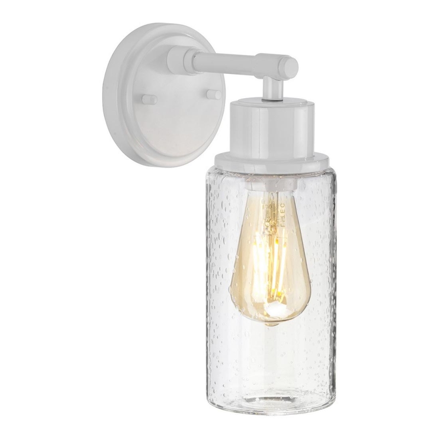 Elstead BATH-MORVAH1-W - Aplique de baño MORVAH 1xE27/60W/230V IP44 blanco