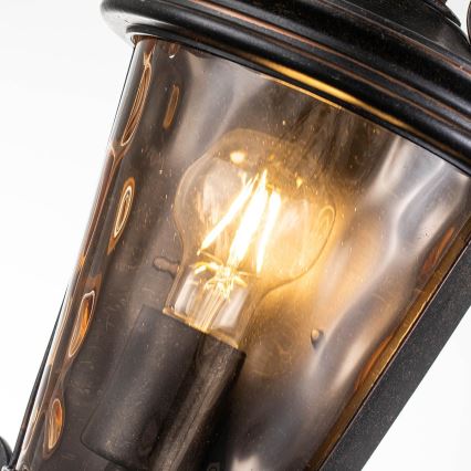 Elstead - Aplique de pared exterior BALTIMORE 1xE27/60W/230V IP44 acabado en bronce
