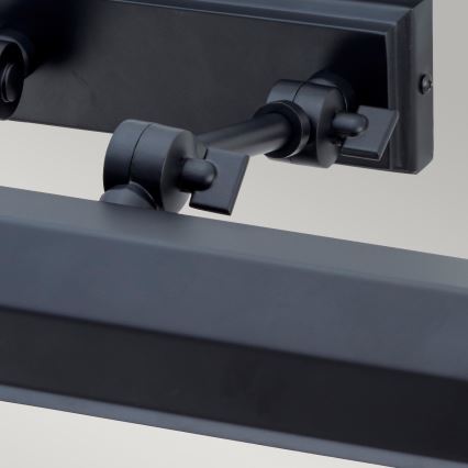 Elstead CHAWTON-PLM-BLK - Lámpara de cuadro CHAWTON 2xE14/40W/230V negro