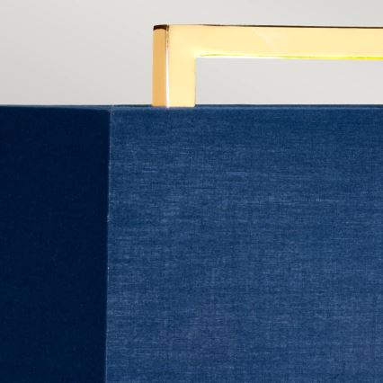 Elstead - Lámpara de mesa CROSS 1xE27/60W/230V dorado/azul