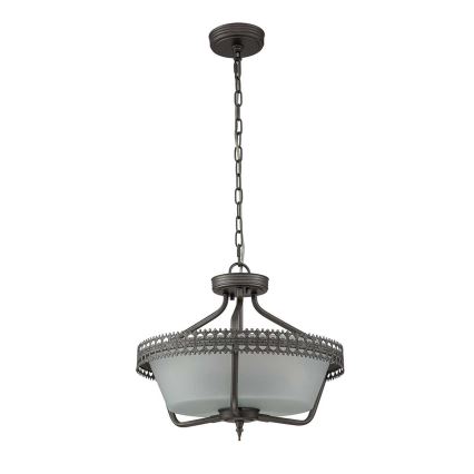 Elstead - Lámpara de techo CROWN 3xE27/60W/230V