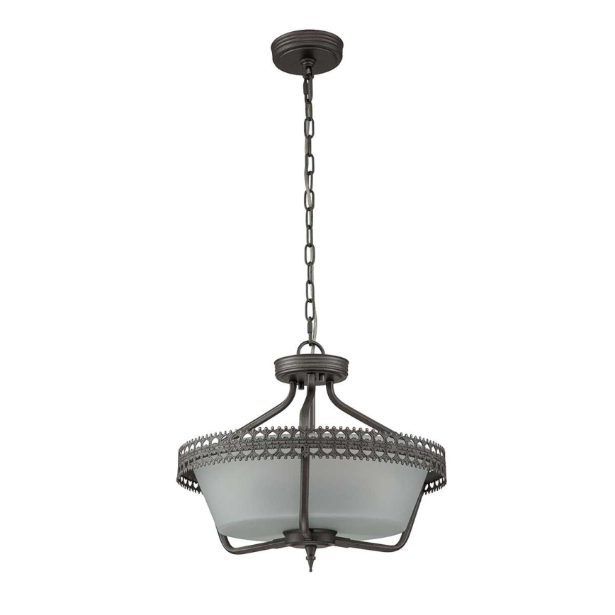 Elstead - Lámpara de techo CROWN 3xE27/60W/230V
