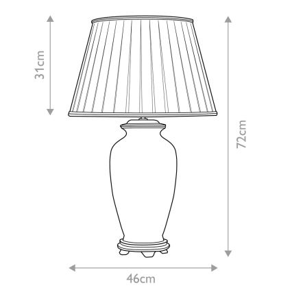 Elstead - Lámpara de mesa PING 1xE27/60W/230V
