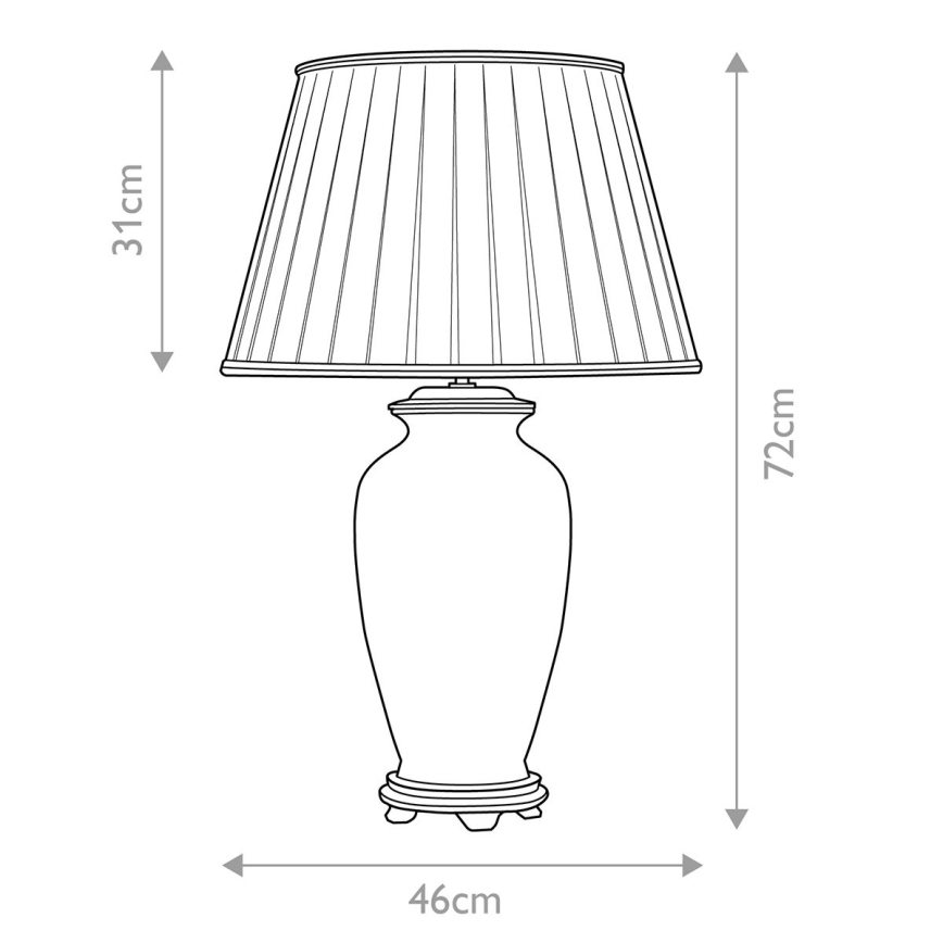 Elstead - Lámpara de mesa PING 1xE27/60W/230V