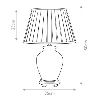 Elstead - Lámpara de mesa SOLING 1xE27/60W/230V