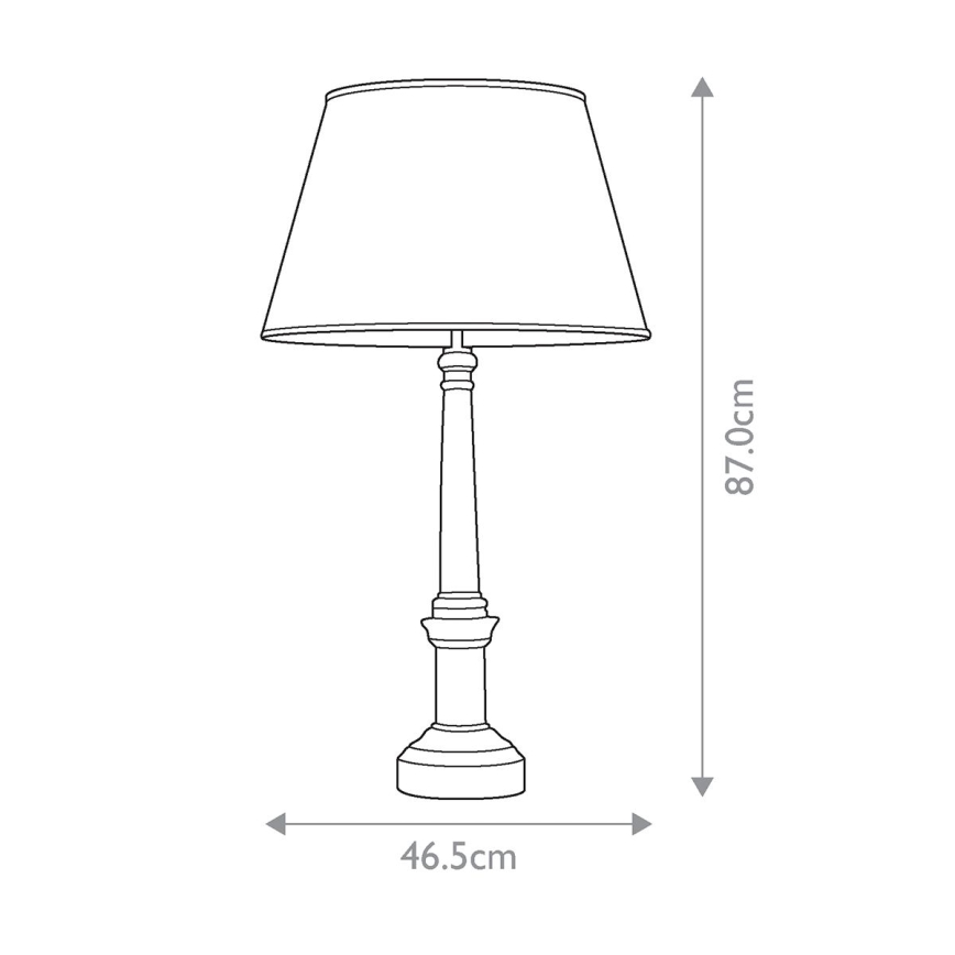 Elstead - Lámpara de mesa STRASBOURG 1xE27/60W/230V