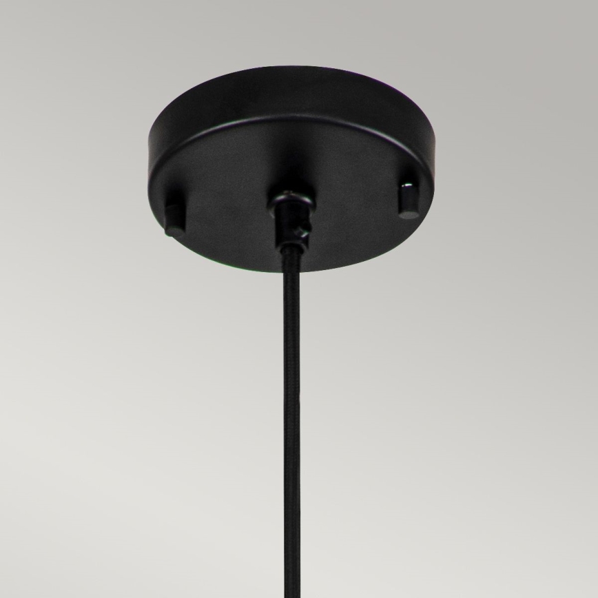 Elstead - Lámpara colgante ETOILE 1xE27/60W/230V diá. 17,8 cm negro