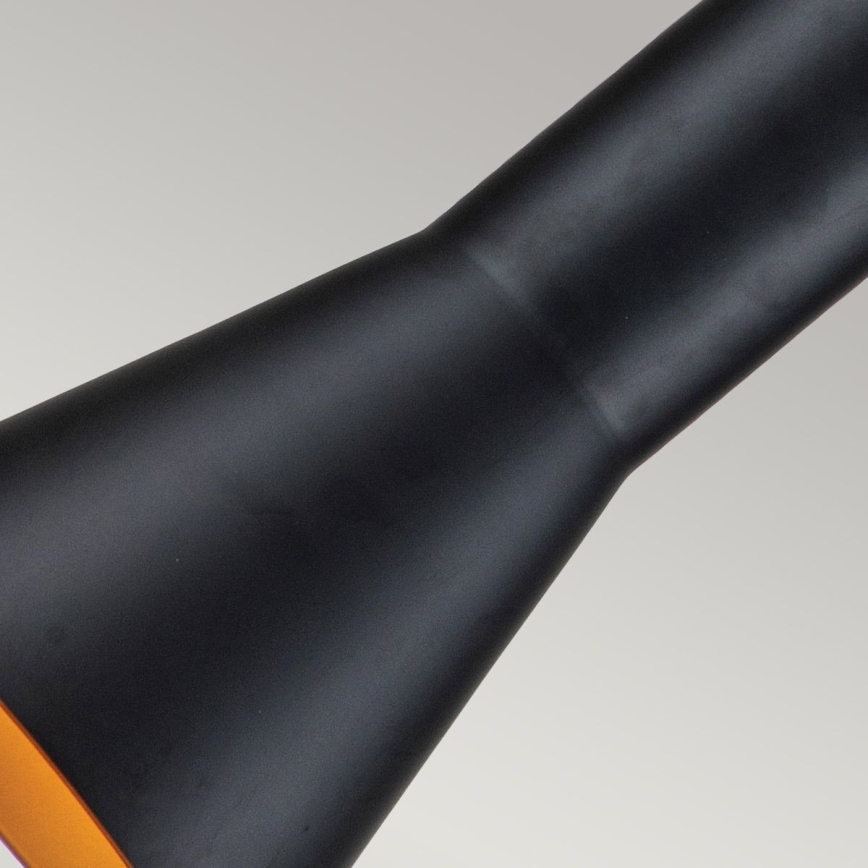 Elstead - Lámpara colgante ETOILE 1xE27/60W/230V diá. 17,8 cm negro