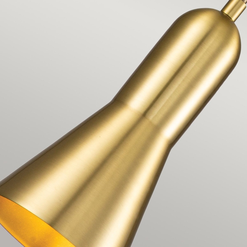 Elstead - Lámpara colgante ETOILE 1xE27/60W/230V diá. 13,3 cm dorado