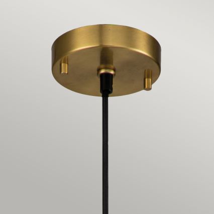 Elstead - Lámpara colgante ETOILE 1xE27/60W/230V diá. 13,3 cm dorado