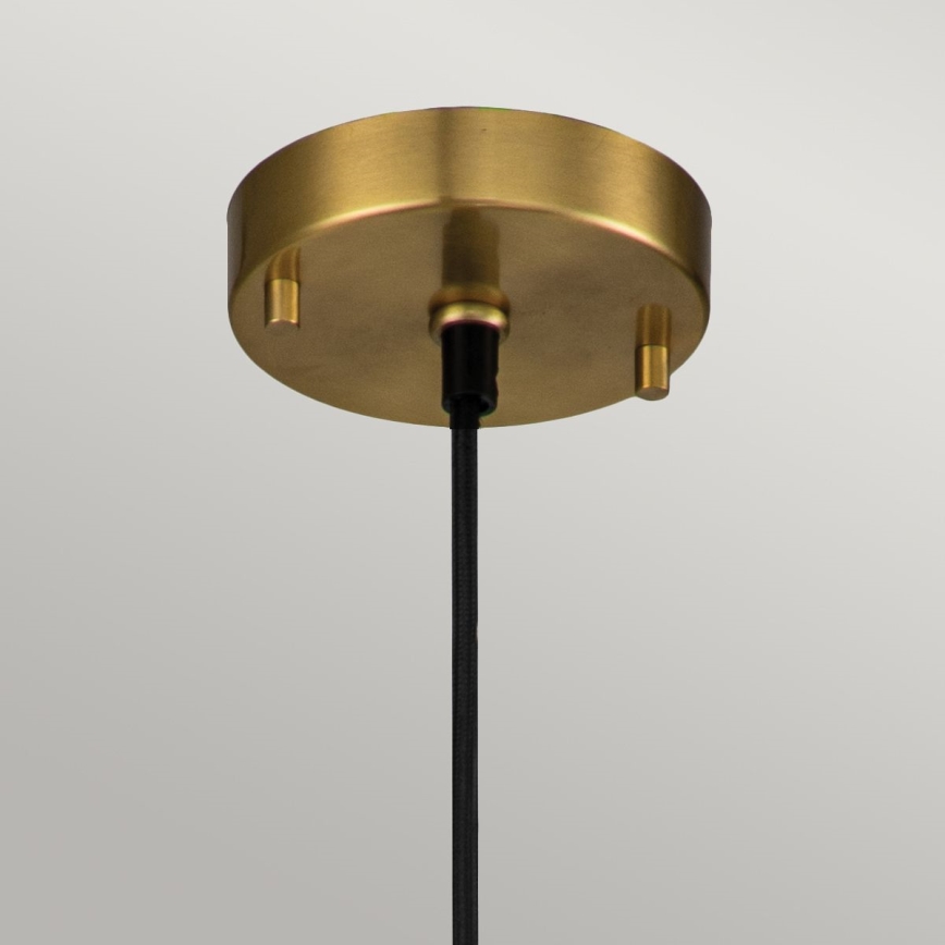 Elstead - Lámpara colgante ETOILE 1xE27/60W/230V diá. 13,3 cm dorado