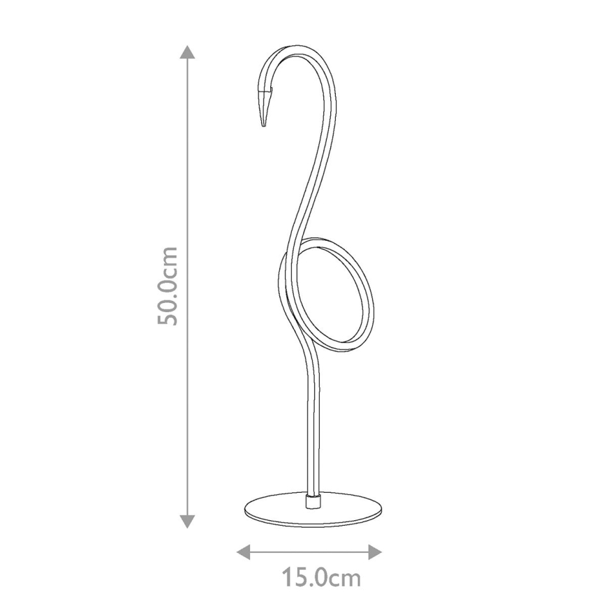 Elstead - Lámpara de mesa LED FLAMINGO LED/6W/230V 3000K rosa