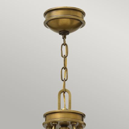 Elstead HK-COLLIER5 - Lámpara colgante con cadena COLLIER 5xE27/100W/230V