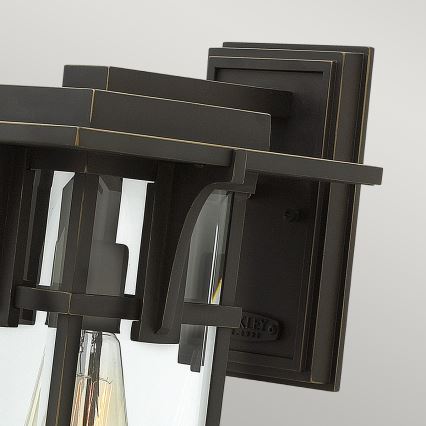 Elstead HK-MANHATTAN2-M - Aplique de exterior MANHATTAN 1xE27/100W/230V IP44