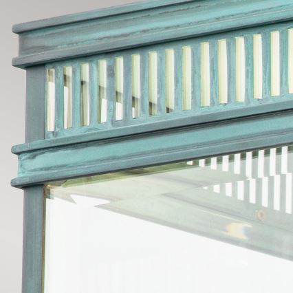 Elstead - Lámpara de techo exterior HOLBORN 2xE27/60W/230V IP44 turquesa